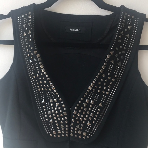 Max & Co Black metals stone vest - Picture 3 of 9